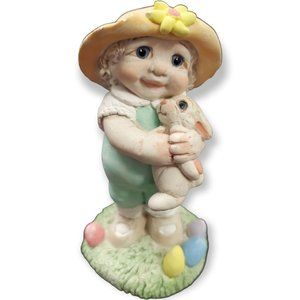 Dreamsicles "Hug A Bunny" DK015 Figurine Angel Vintage Collectible Signed
